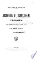 Jurisprudencia del Tribunal Supremo