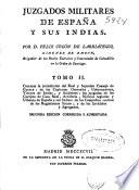 Juzgados militares de España y sus Indias