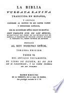 La Biblia vulgata Latina traducia en espanõl