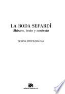 La boda sefardí