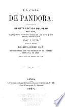 La caja de Pandora, revista crítica del Peru, 1877-1878