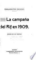 La campaña del Rif en 1909