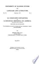 La colección cervantina de la Sociedad hispánica de América