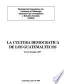 La cultura democrática de los guatemaltecos