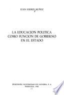 La educación política como función de gobierno en el Estado