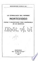 La etimología del nombre Montevideo