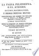 La falsa filosofia,