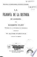 La filosofía de la historia en Alemania