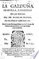 La garduña de Sevilla, y anzuelo de las bolsas, hija del bachiller Trapaza