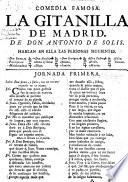 La Gitanilla de Madrid, comedia. In three acts and in verse