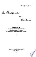 La identificación de escrituras