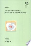 La igualdad de género como eje del trabajo decente
