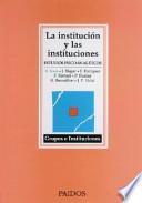 La institución y las instituciones
