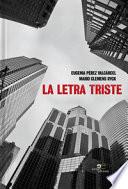 La letra triste