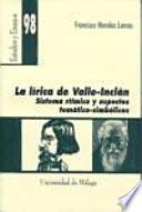 La lírica de Valle-Inclán