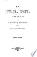 La literatura española en el siglo XIX.