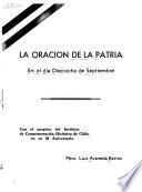 La oración de la patria, en el día dieciocho de septiembre