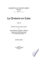 La oratoria en Cuba