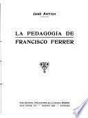 La pedagogía de Francisco Ferrer
