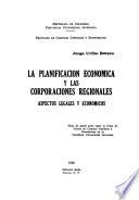 La planificacion economica y las corporaciones regionales aspec...
