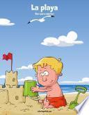La playa libro para colorear 1