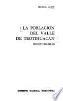 La población del valle de Teotihuacán: Folk-lore
