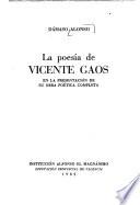 La poesía de Vicente Gaos en la presentación de su Obra poética completa