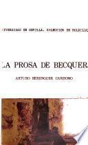 La prosa de Bécquer