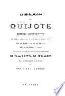 La restauración del Quijote