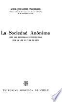 La sociedad anónima