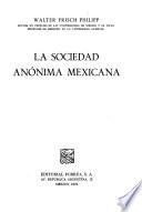 La sociedad anónima mexicana