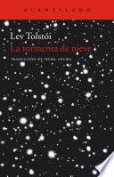La tormenta de nieve