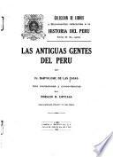 Las antiguas gentes del Perú