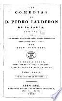 Las comedias de D. Pedro Calderón de la Barca