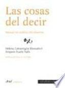 Las cosas del decir