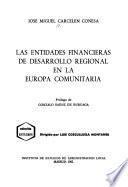 Las entidades financieras de desarrollo regional en la Europa comunitaria