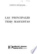 Las principales tesis marxistas