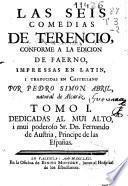 Las seis comedias de Terencio