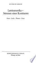 Lateinamerika, Stimmen eines Kontinents