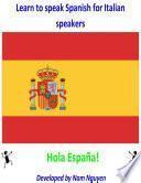 Learn to Speak Spanish for Italian Speakers