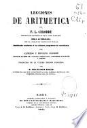 Lecciones de aritmética
