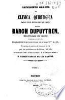 Lecciones orales de clínica quirúrgica dadas en el Hotel-Dieu de Paris
