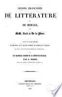 Leçons françaises de littérature et de morale