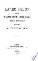 Lecturas públicas hechas en el Ateneo Científico y Literario de Madrid y en el Teatro de Jovellanos en 1877