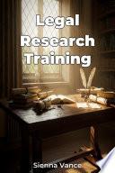 Libro Legal Research Training