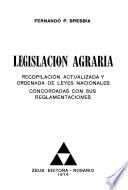 Legislación agraria