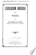 Legislación agrícola del Perú