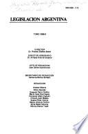 Legislación Argentina