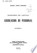 Legislación de personal