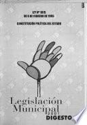 Legislación municipal ... digesto
